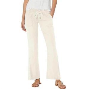 Roxy Oceanside Linen Blend Wide Leg Beach Lounge Pants Women's Medium